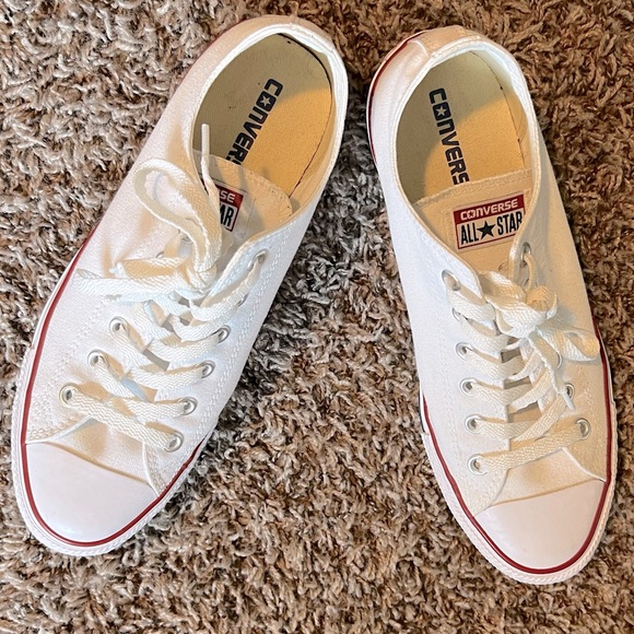 White Converse Chuck Taylor men size 8 - Picture 3 of 3